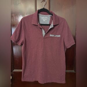 Banana Republic Men's Maroon Polo Shirt
